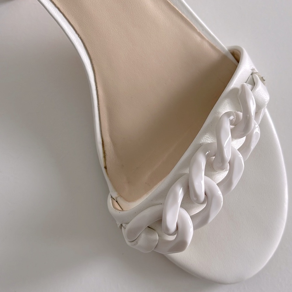 Nine West White Block heels - Picture 8 of 10